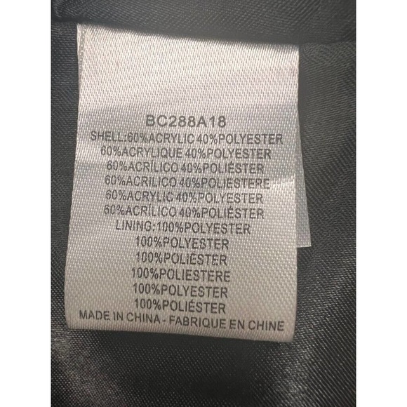 Molly Bracken Vest Women's S/M Black Solid Open Front Lined Collarless Faux Fur - Picture 5 of 9